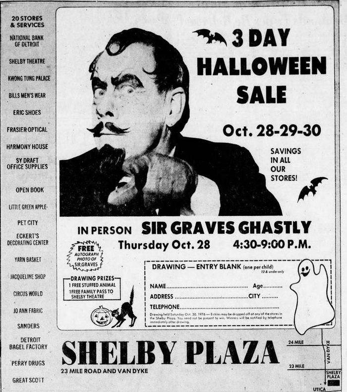 Shelby 1 & 2 - 1976 Ad Sir Graves Ghastly Appearance (newer photo)